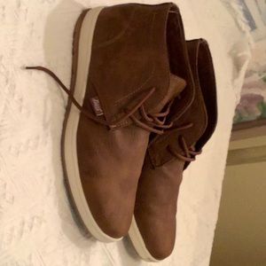 Mens Bass Ankle Top Shoe/Boot size 9 Tan